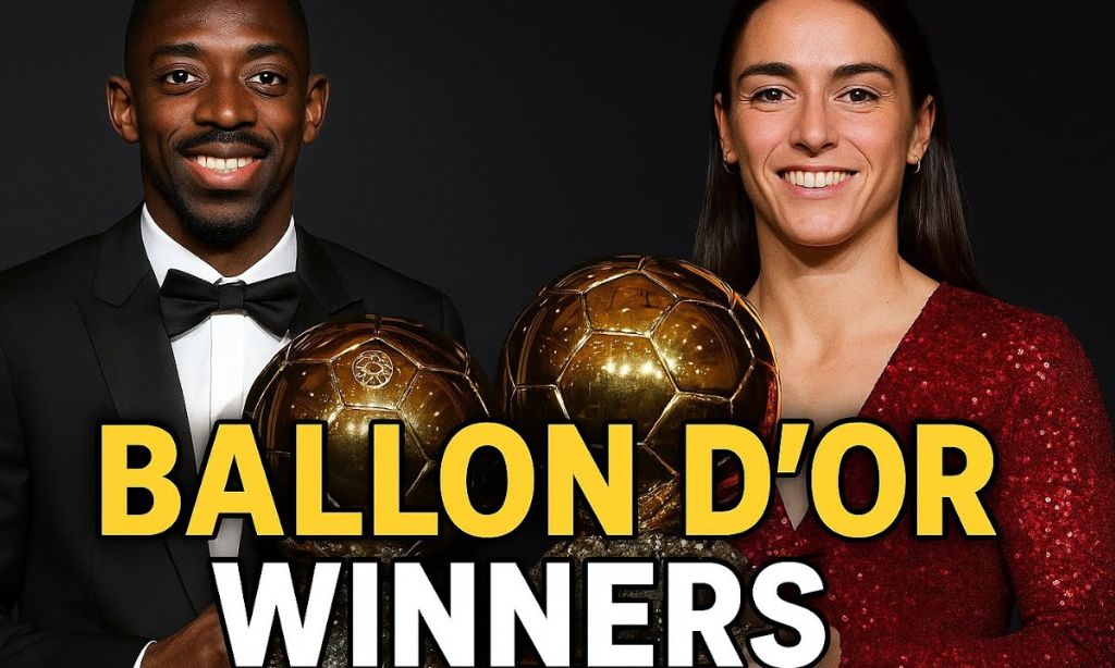 ballon dor 2025 gagnants dembele bonmati