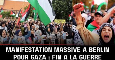 Manifestation massive Berlin pour Gaza