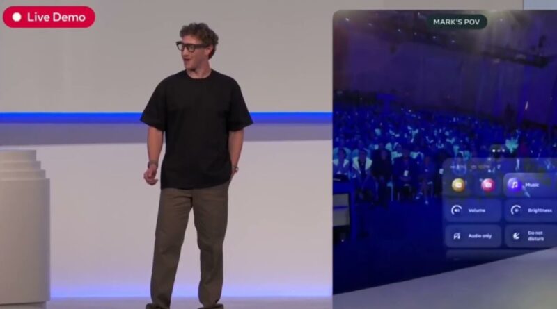 Lunettes Meta AI démo échec