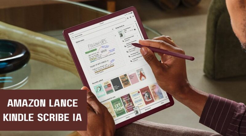 Amazon Lance Kindle Scribe IA