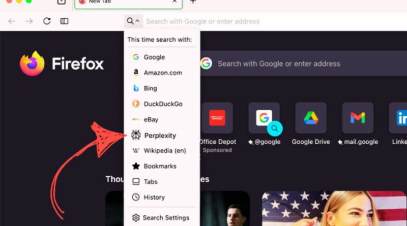 firefox perplexity ia option recherche mozilla