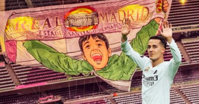 real madrid hommage lucas vazquez tifo geant