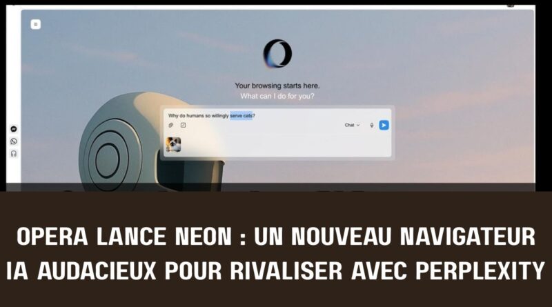 opera neon navigateur ia