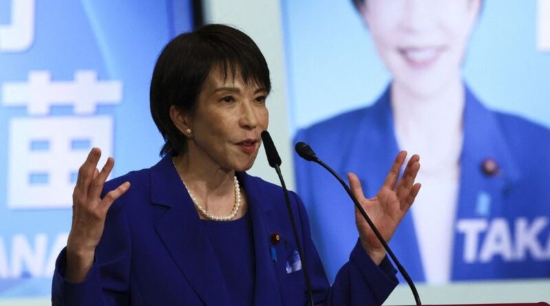 Sanae Takaichi première femme Premier ministre