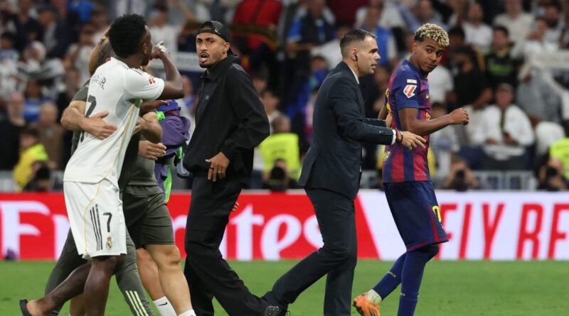 Vinicius Jr Clásico incident