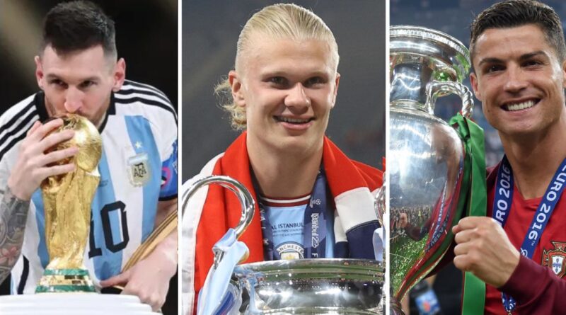 Haaland loin de Messi et Ronaldo