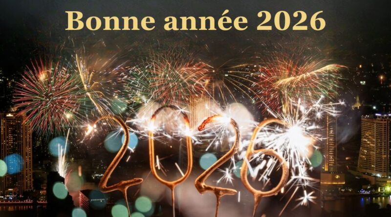 Bonne année 2026