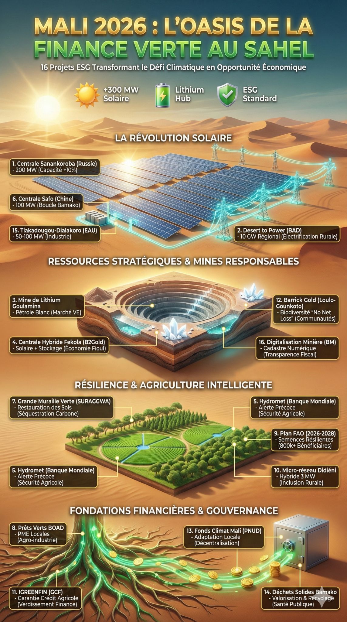 Finance verte et accords ESG au Mali