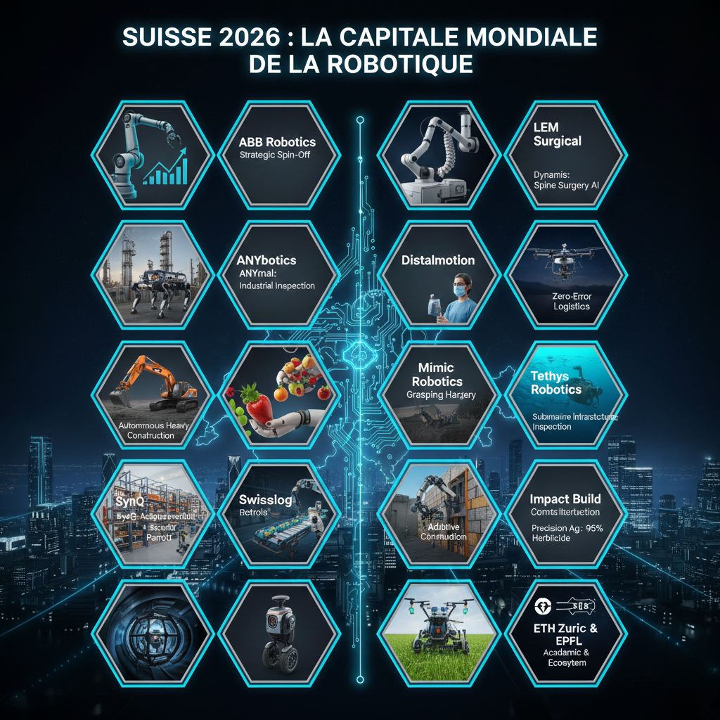 Automatisation et robotique en Suisse
