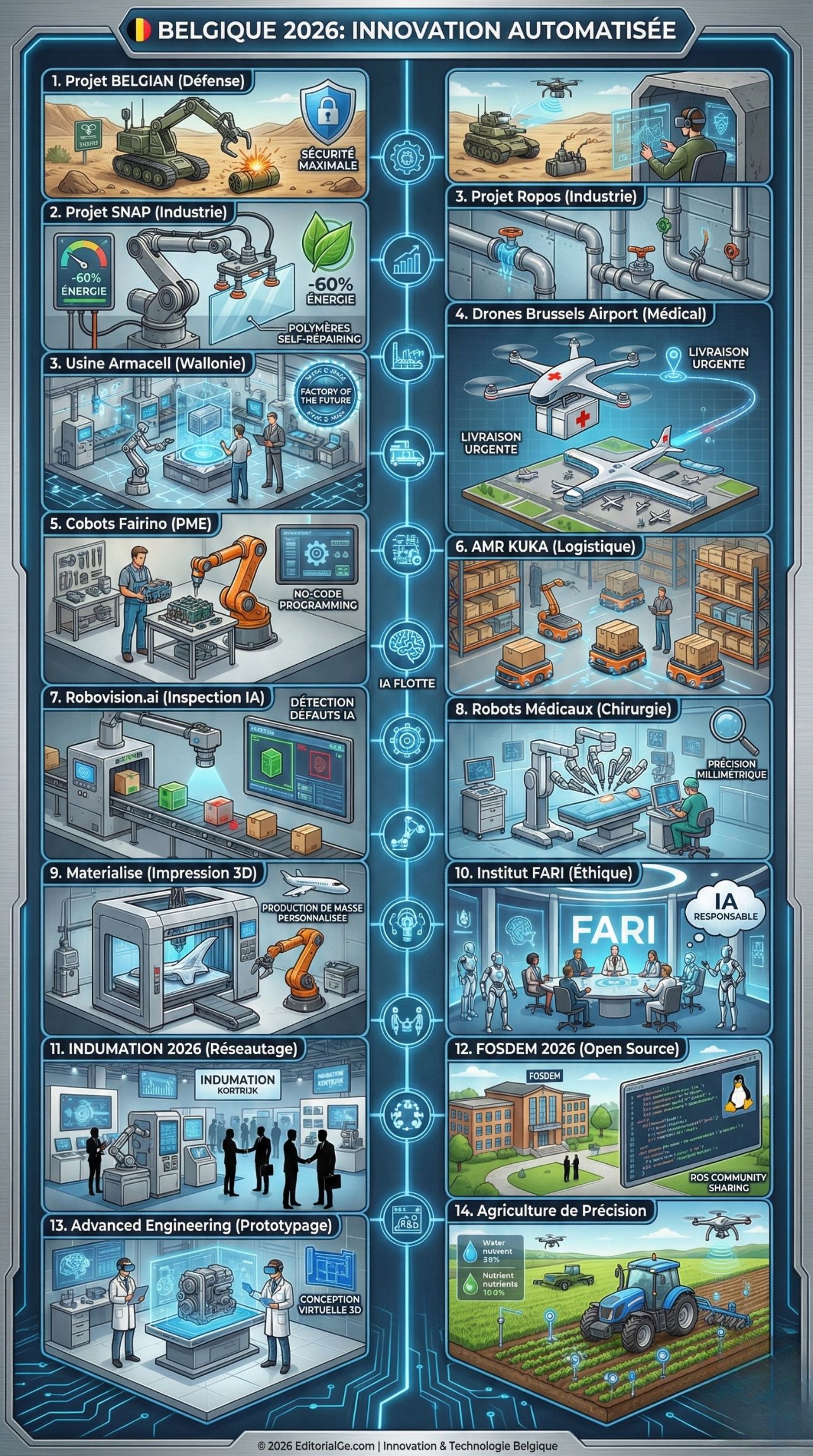 robotique et automatisation en Belgique