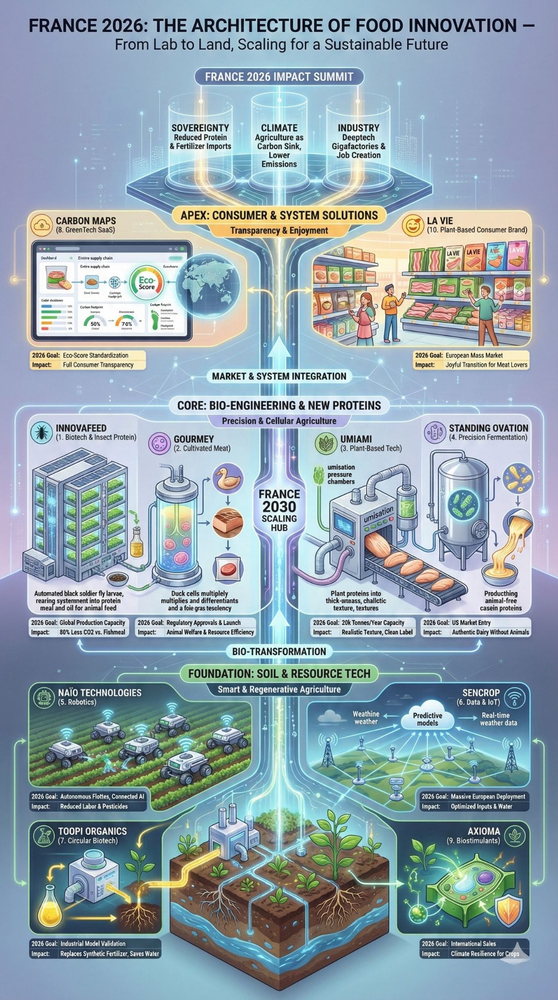 innovation agritech et foodtech france