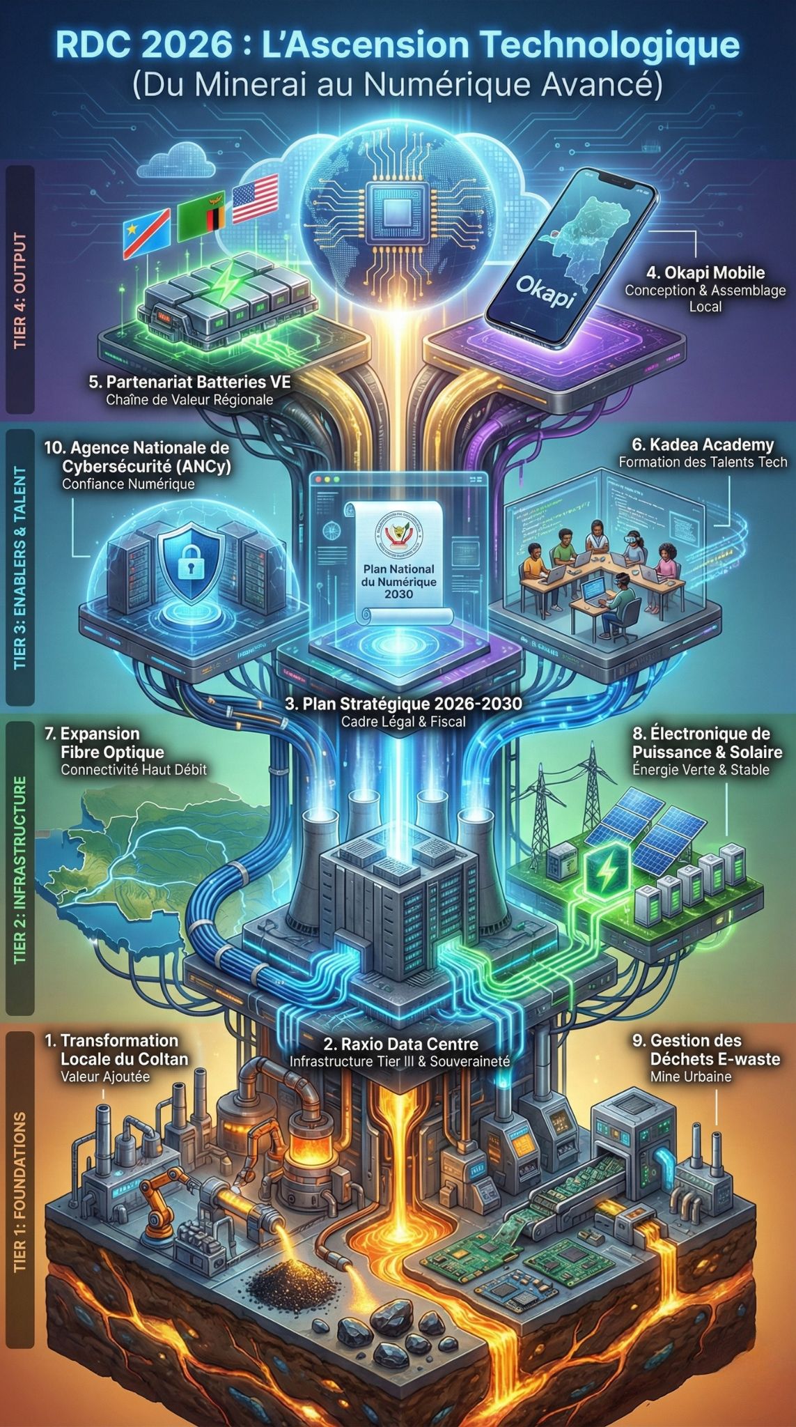 semi conducteurs électroniques avancées congo