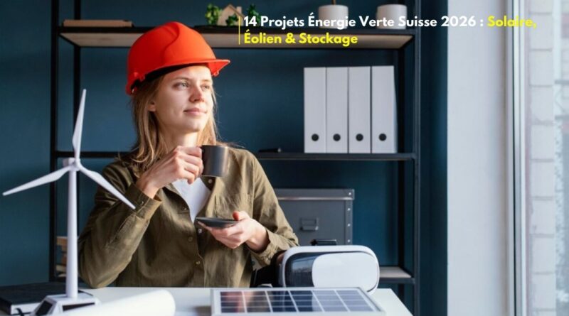 Projets énergie verte Suisse 2026