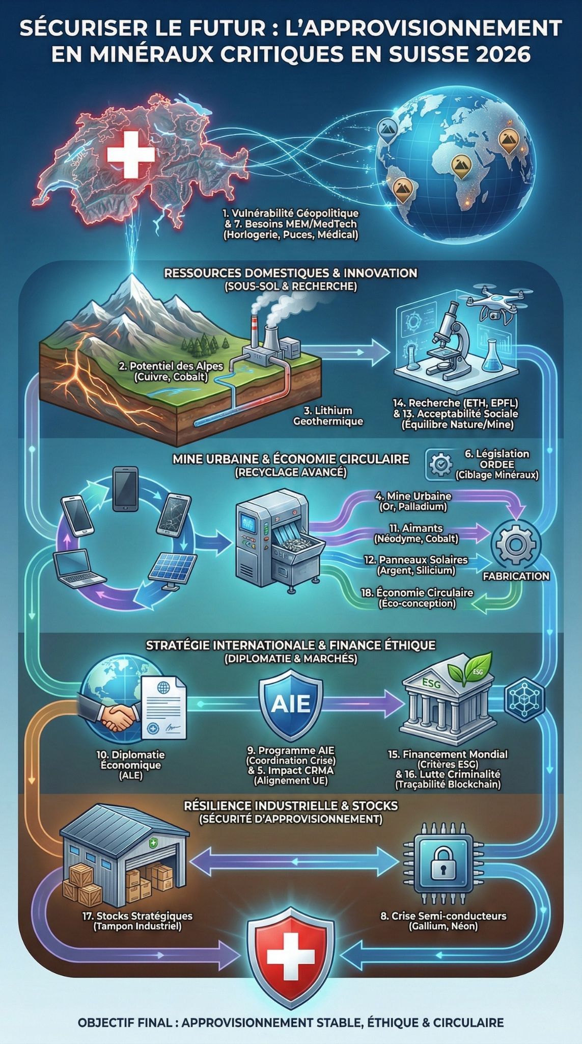 approvisionnement mineraux critiques suisse