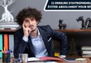erreurs entrepreneur