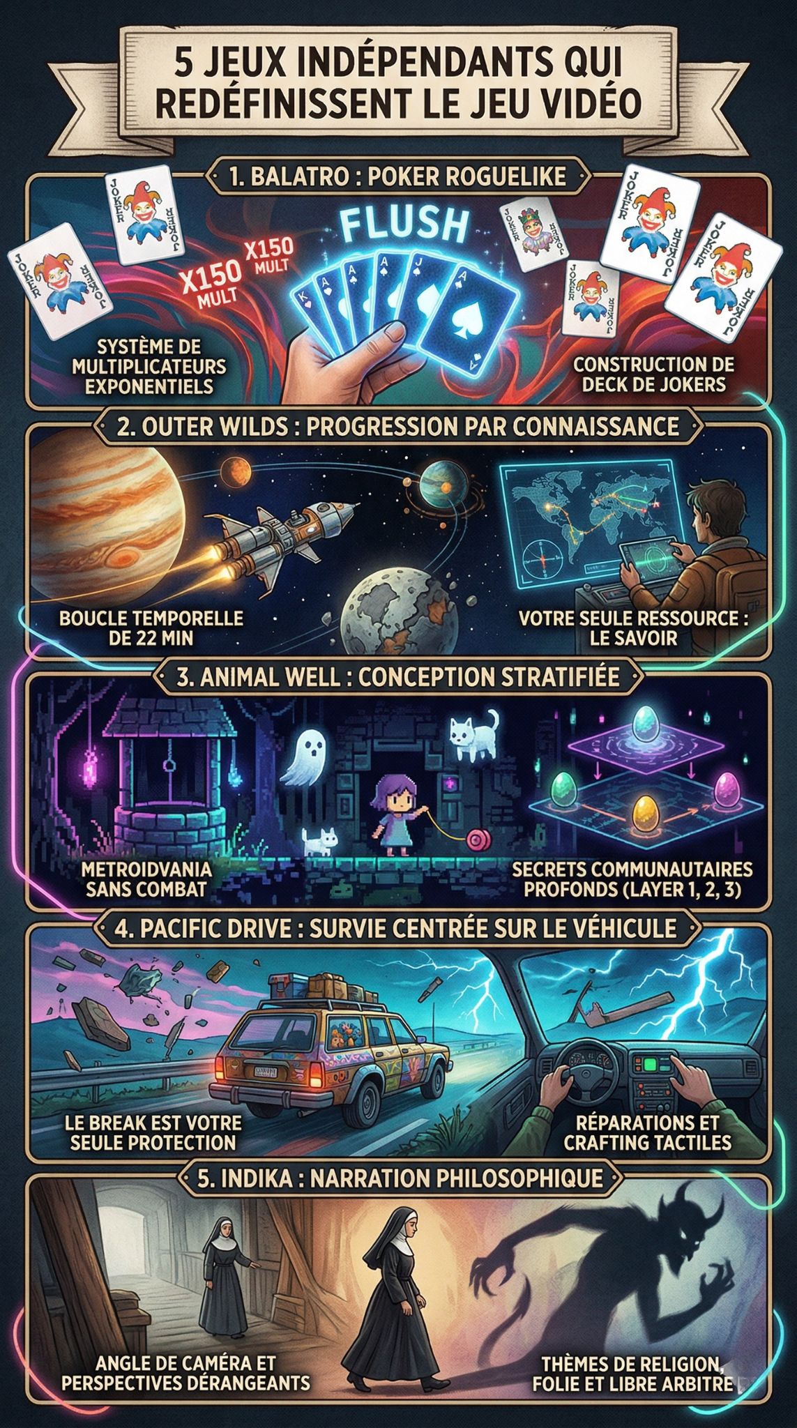 jeux indépendants redéfinissant le jeu vidéo