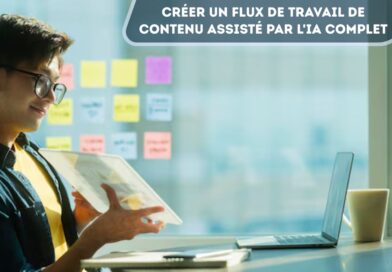 flux de travail de contenu assisté par l'IA
