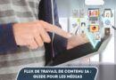flux de travail de contenu IA