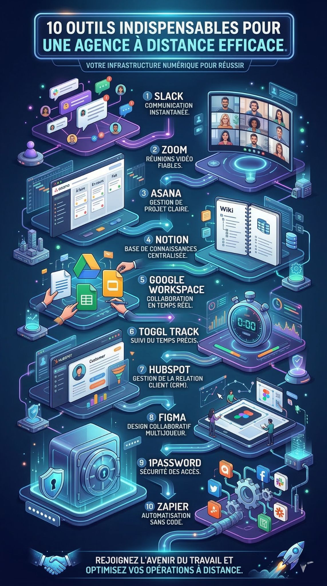 outils pour agence à distance