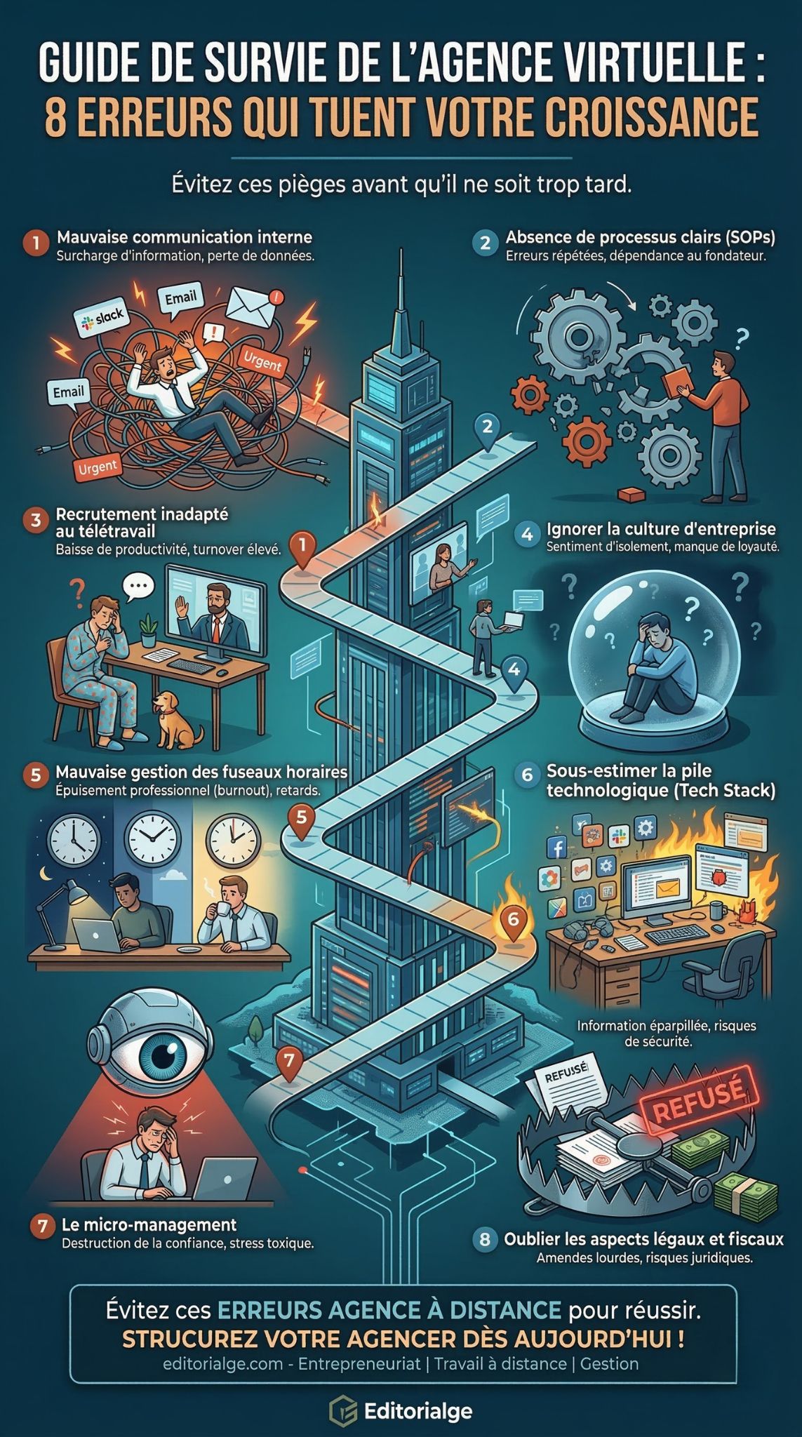 erreurs agence à distance