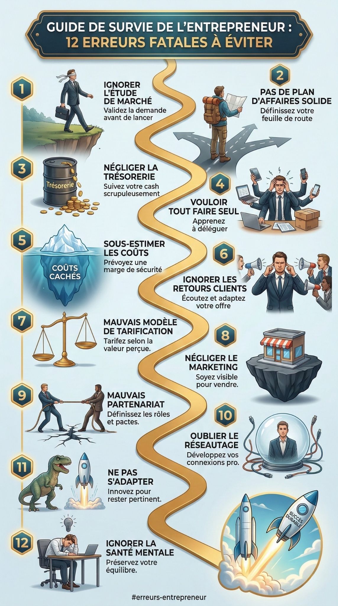 erreurs entrepreneur