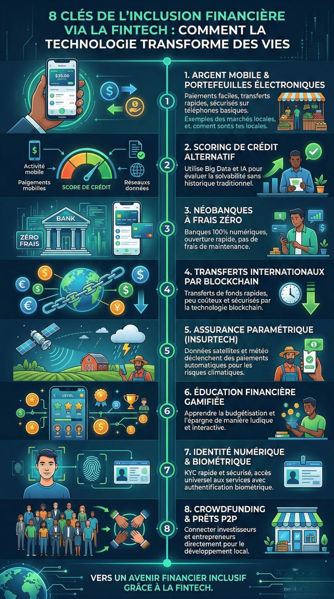 Inclusion financière via la fintech
