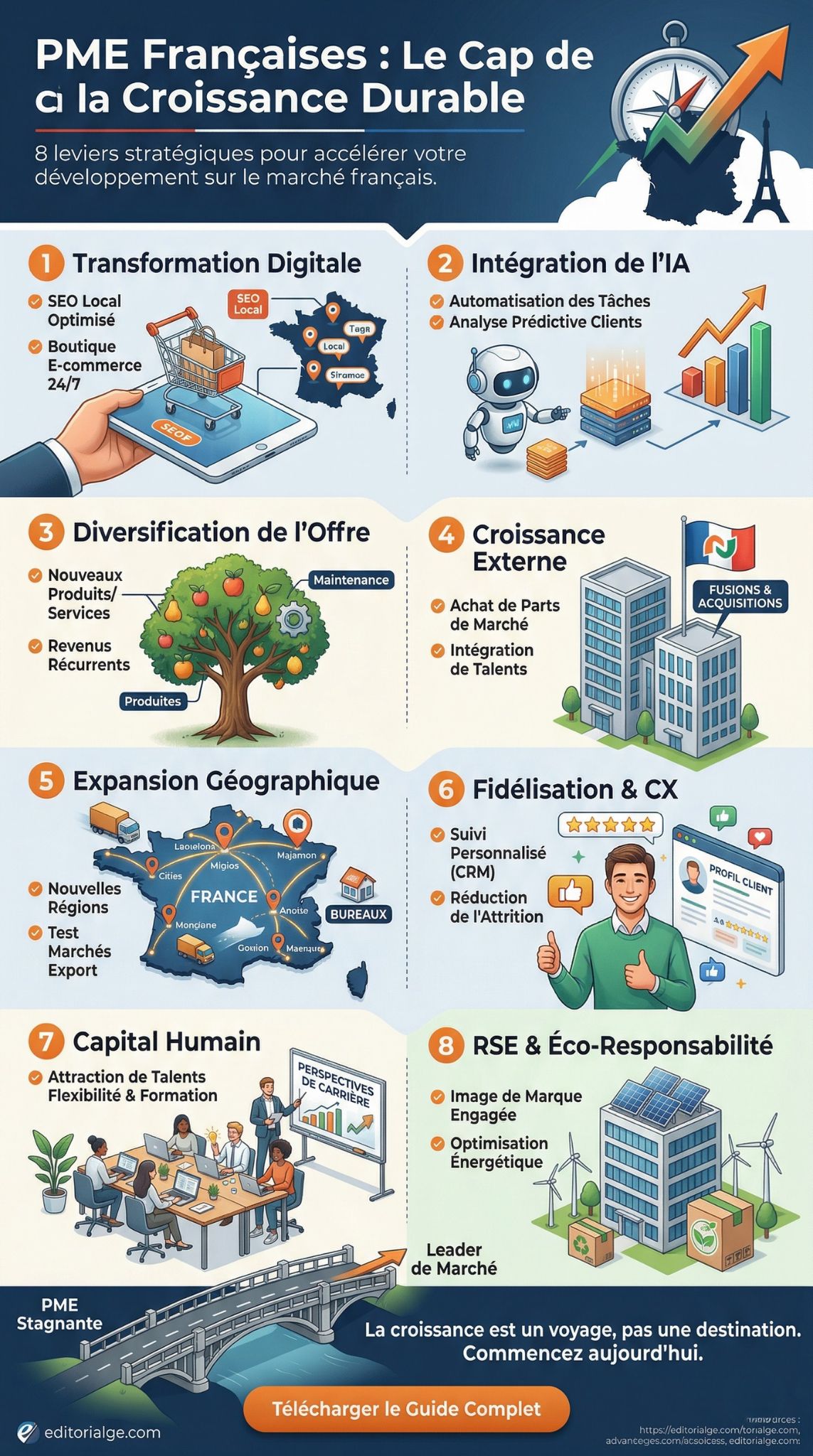 stratégies de croissance pour PME en France