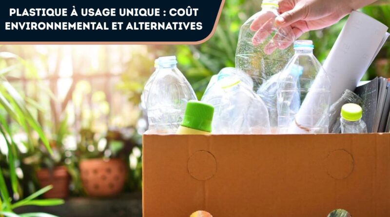 plastique à usage unique