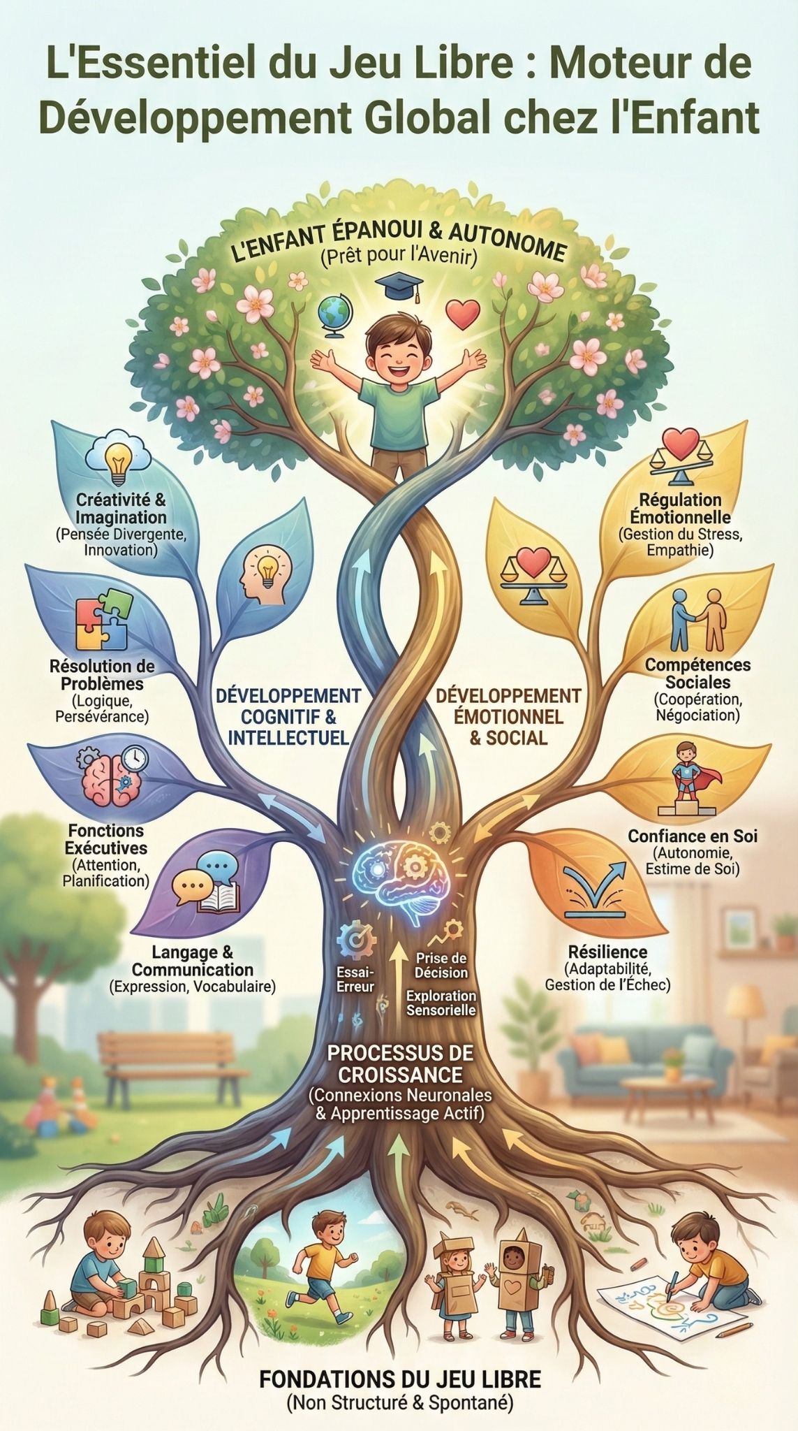 jeu libre chez les enfants