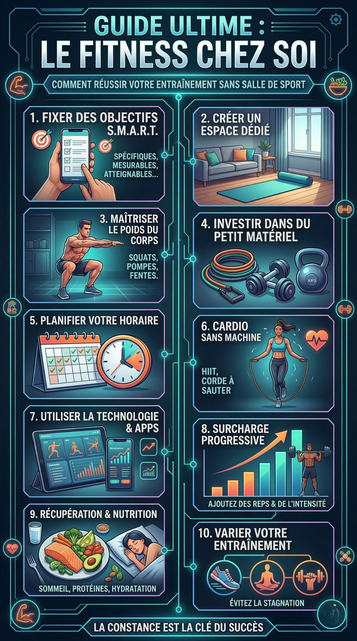entraînement sans salle de sport