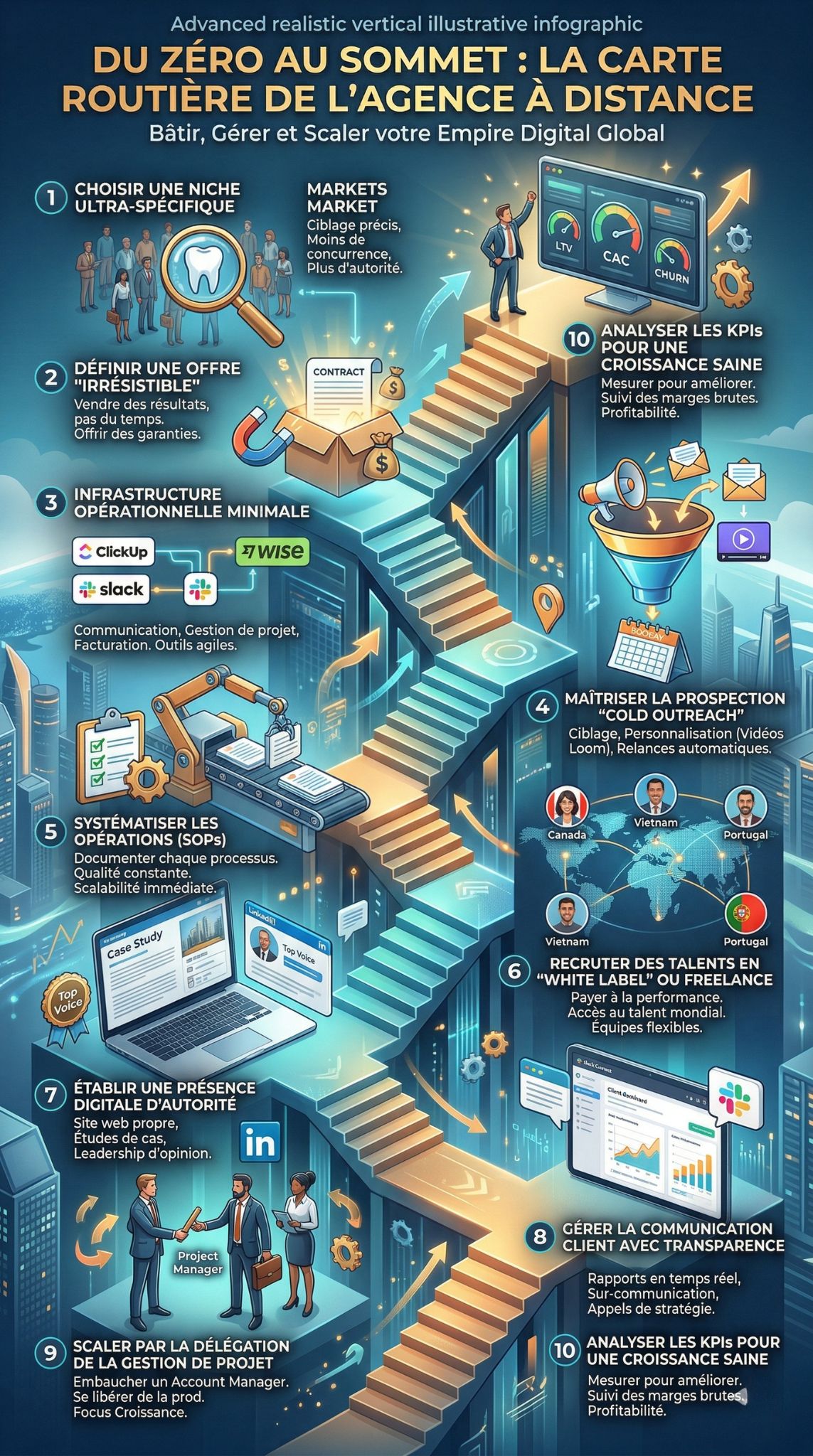 monter une agence à distance