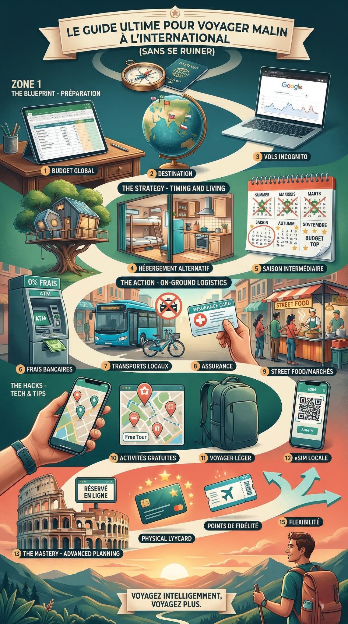 Organiser un voyage international