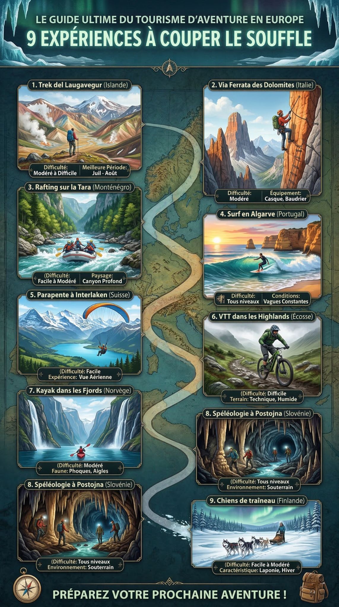 tourisme aventure europe