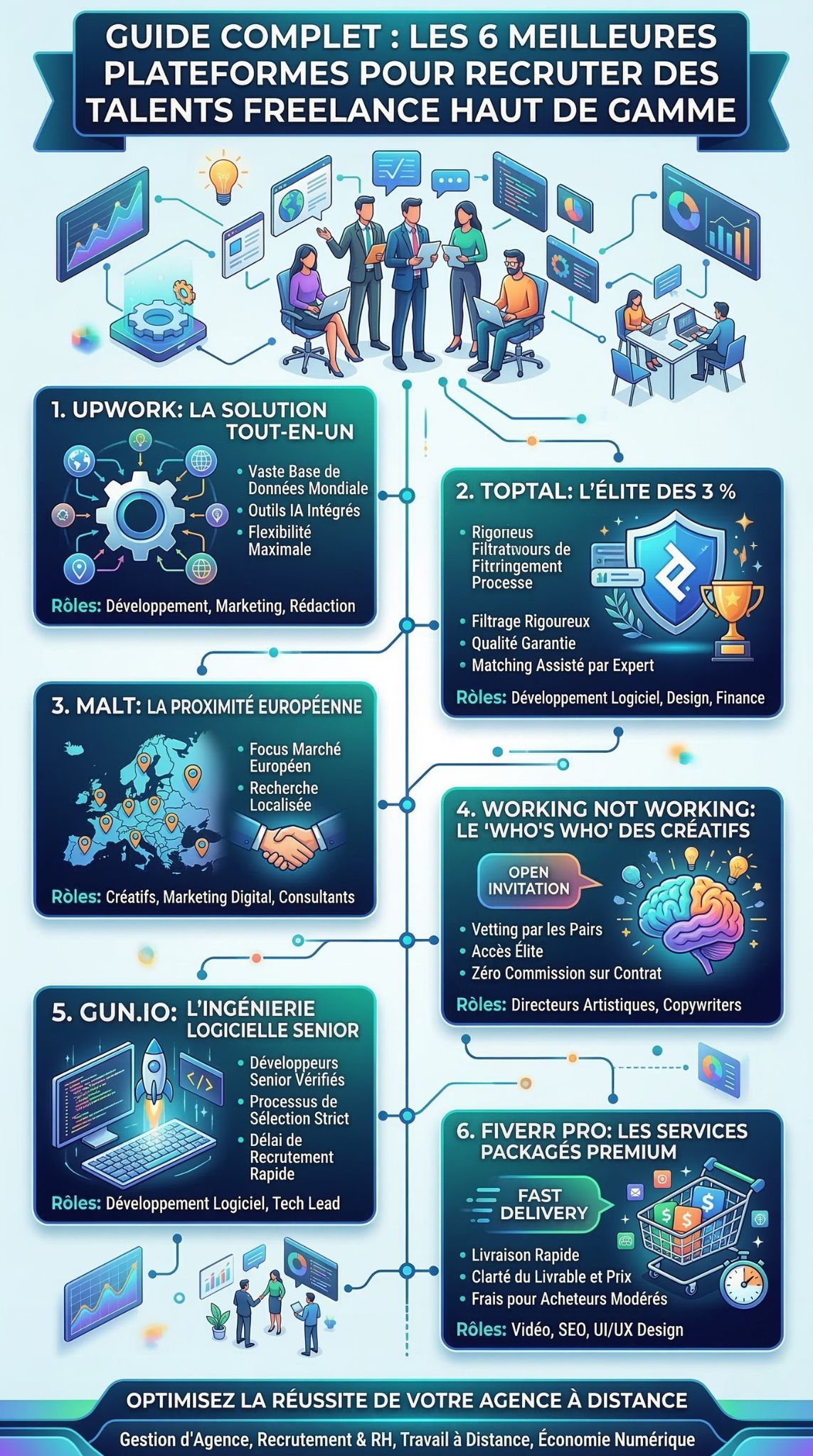 plateformes recruter talents freelance