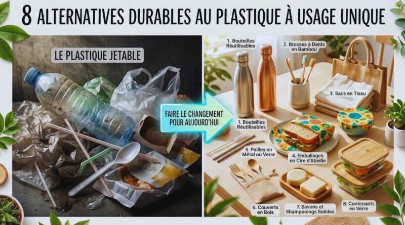 alternative plastique usage unique