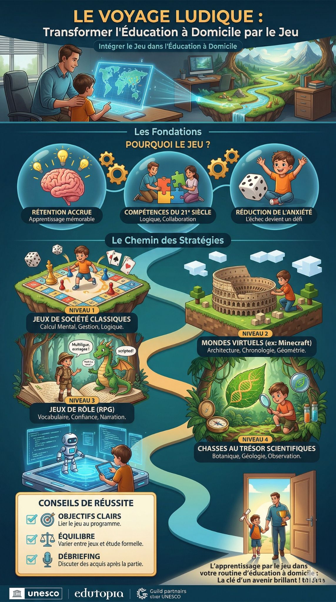 apprentissage par le jeu education domicile