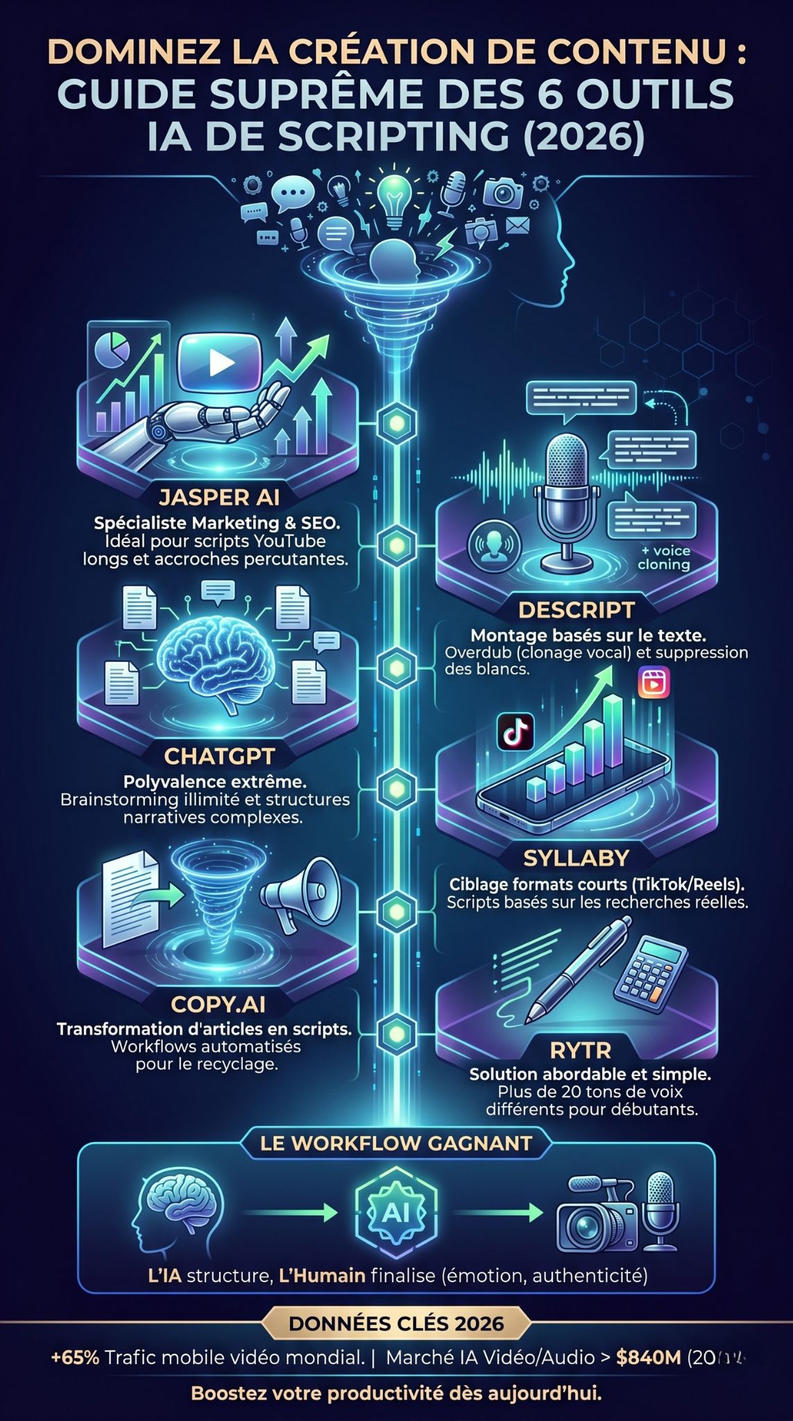 outils IA pour la rédaction de scripts