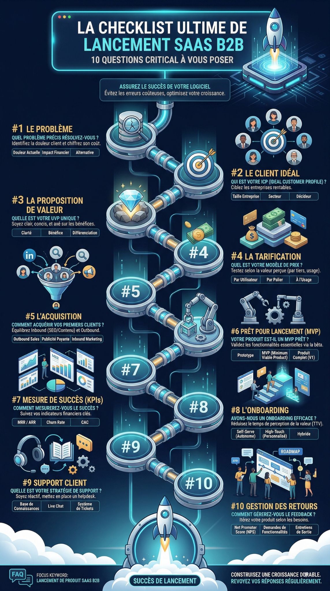 lancement de produit SaaS B2B