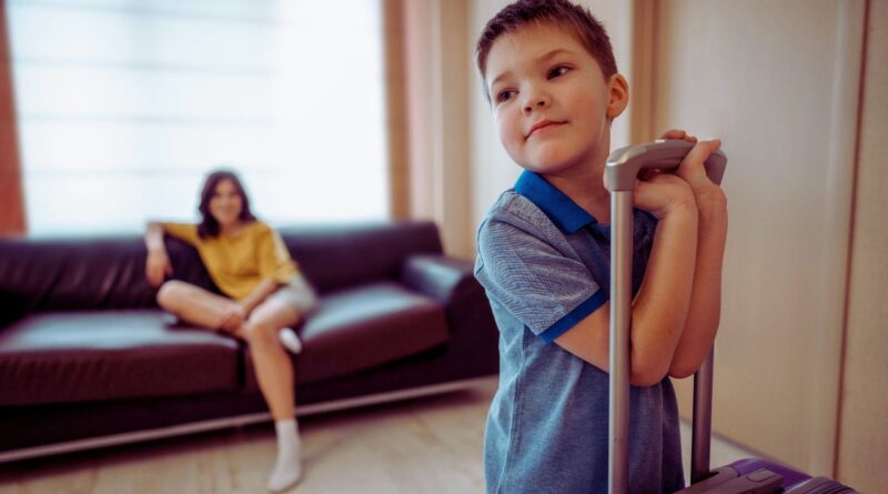 voyager avec de jeunes enfants