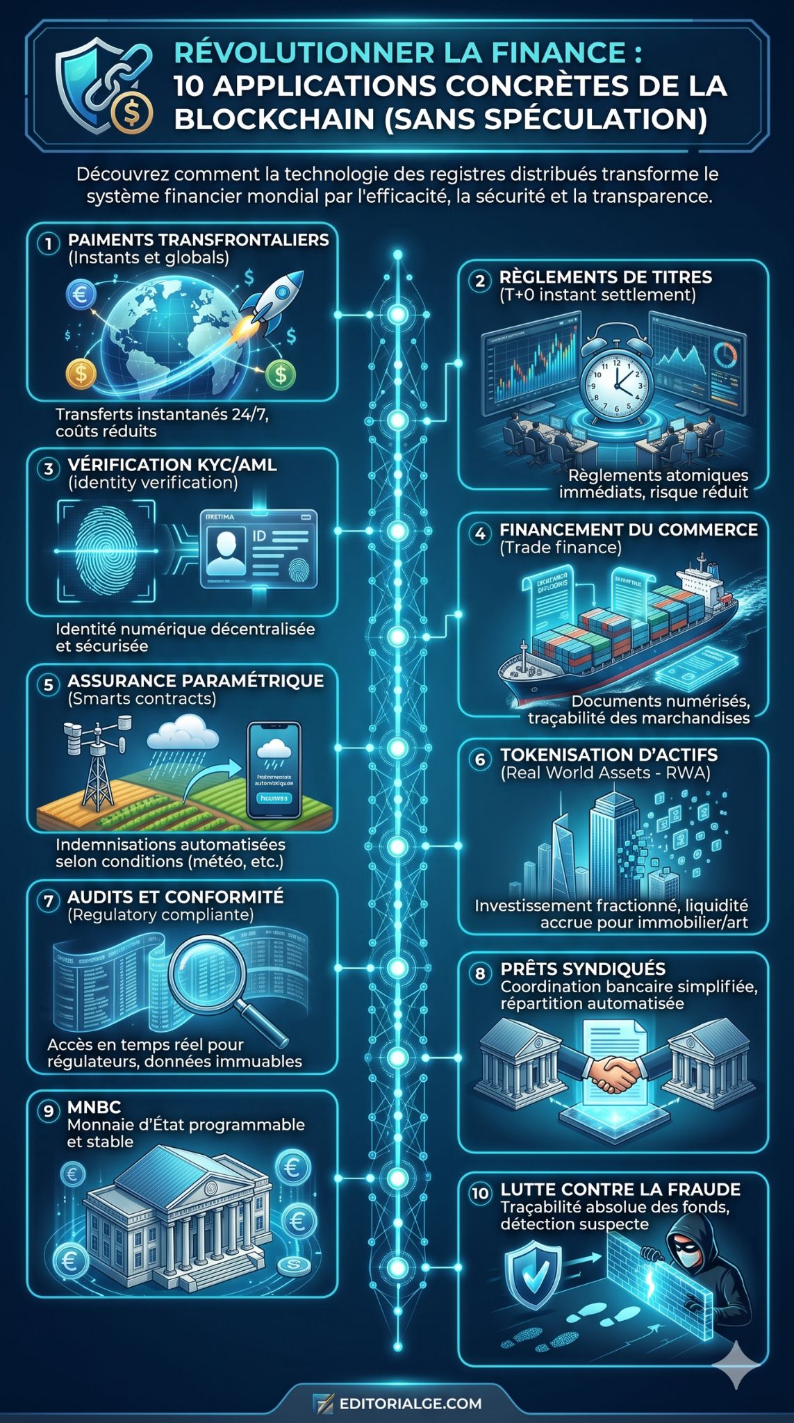 applications blockchain en finance