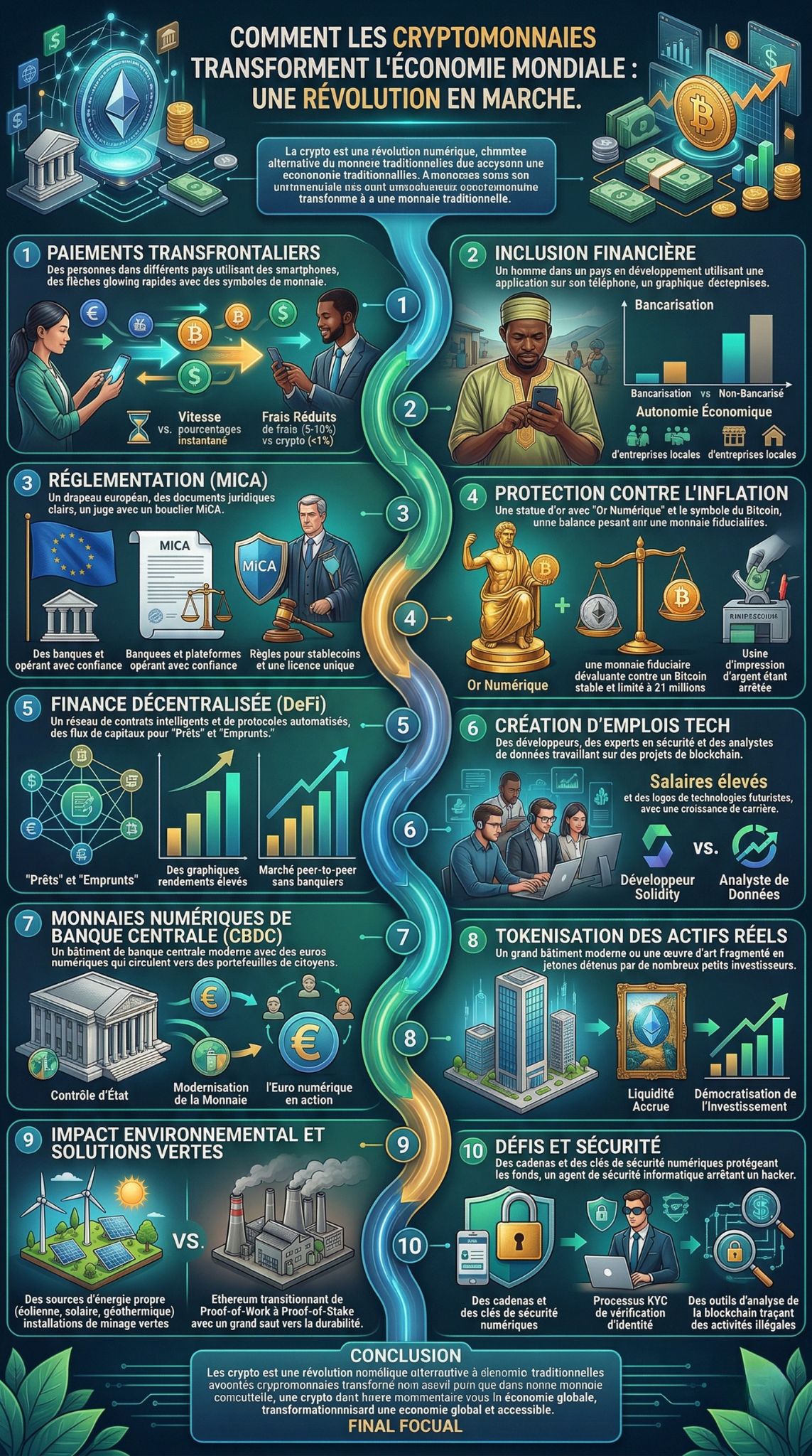 impact des cryptomonnaies sur économie