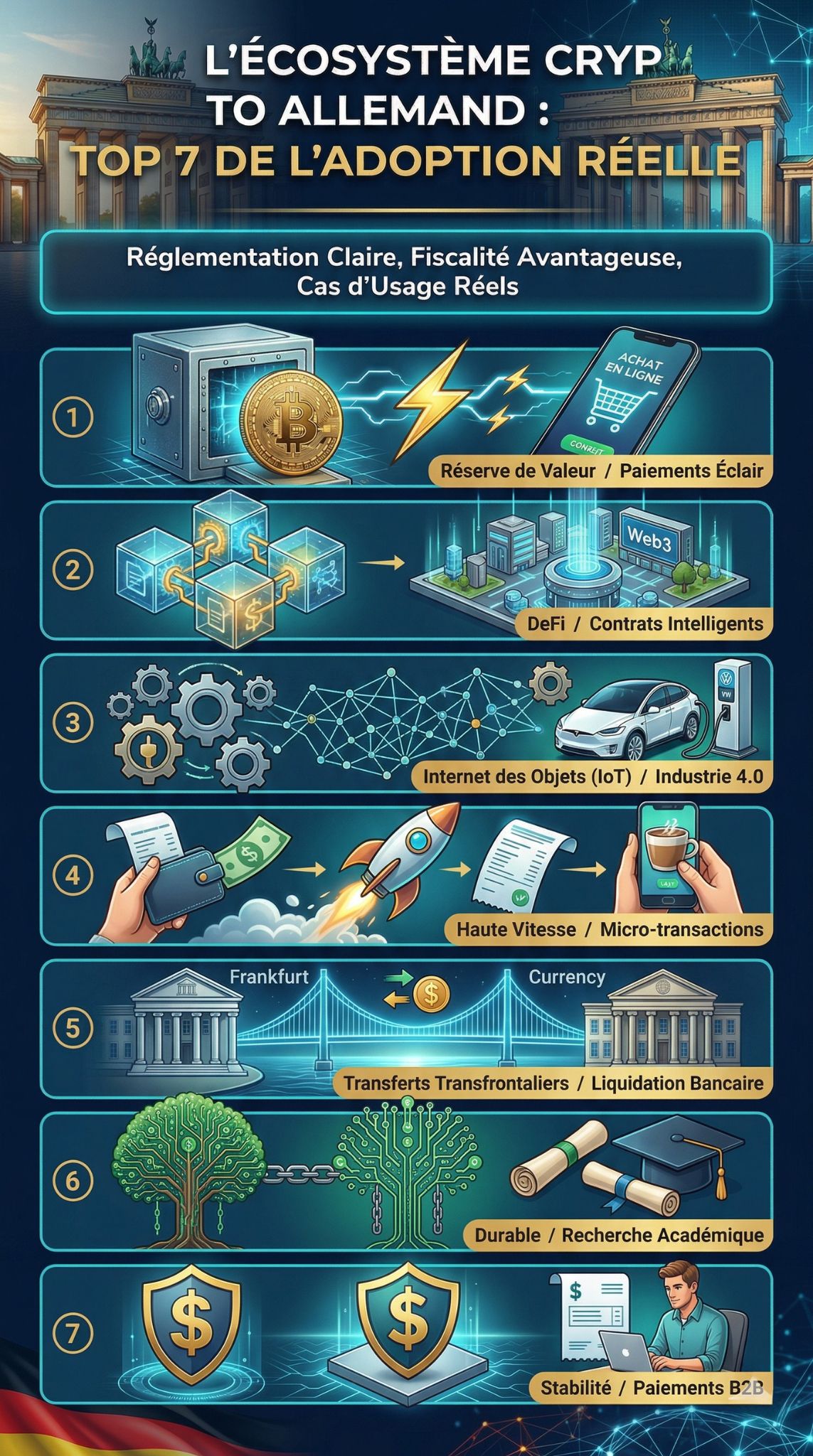 Adoption des cryptomonnaies en Allemagne