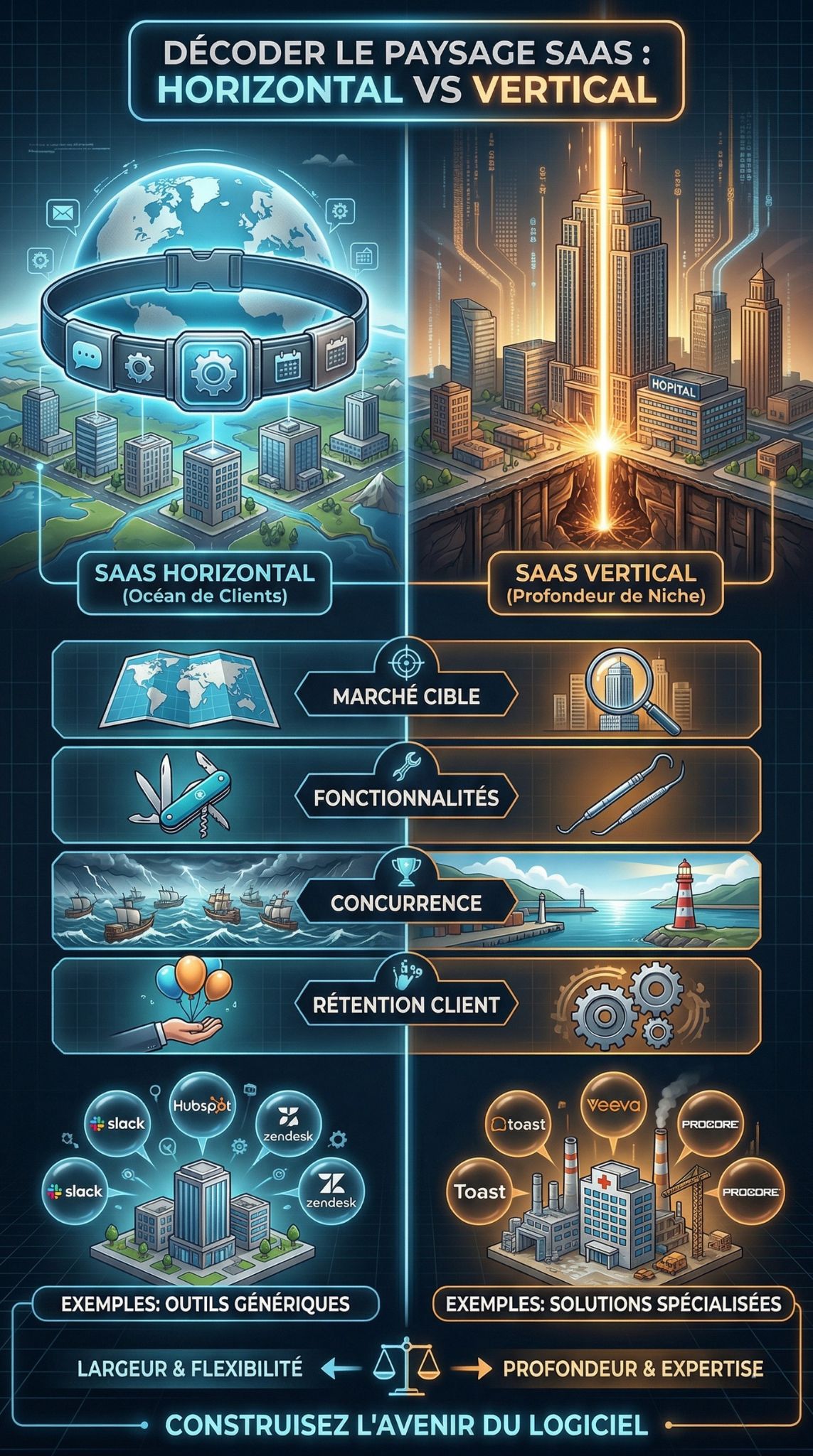 SaaS vertical vs SaaS horizontal