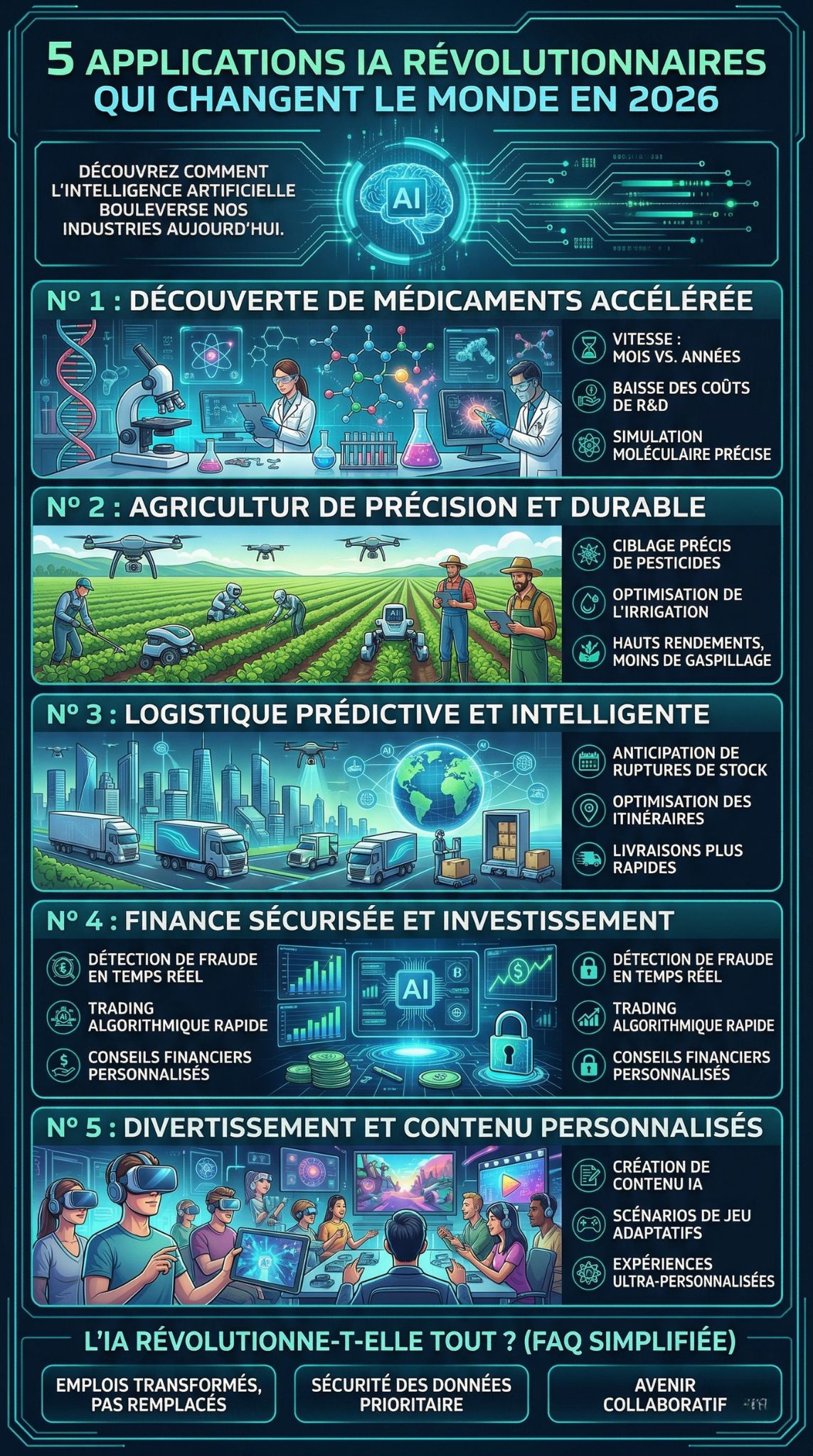 Applications IA révolutionnaires