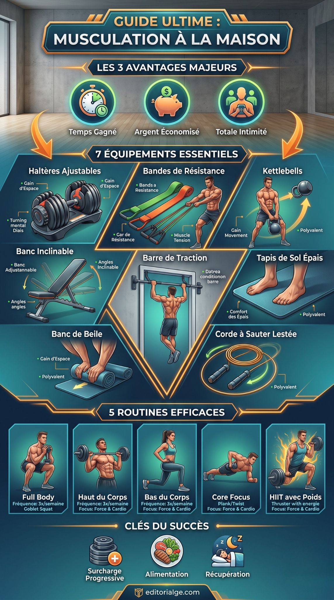 Musculation à la maison