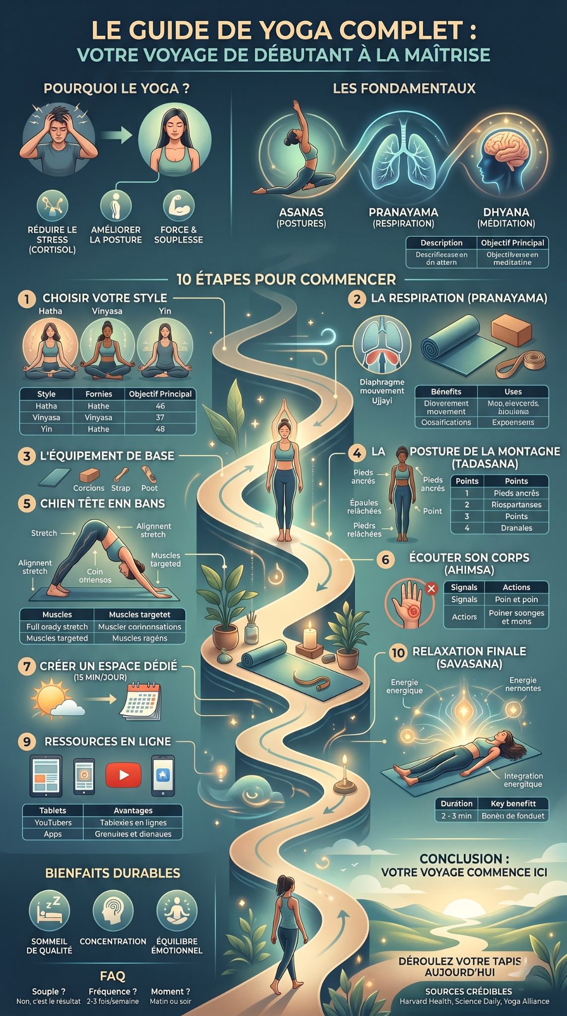 Guide de yoga complet pour les débutants