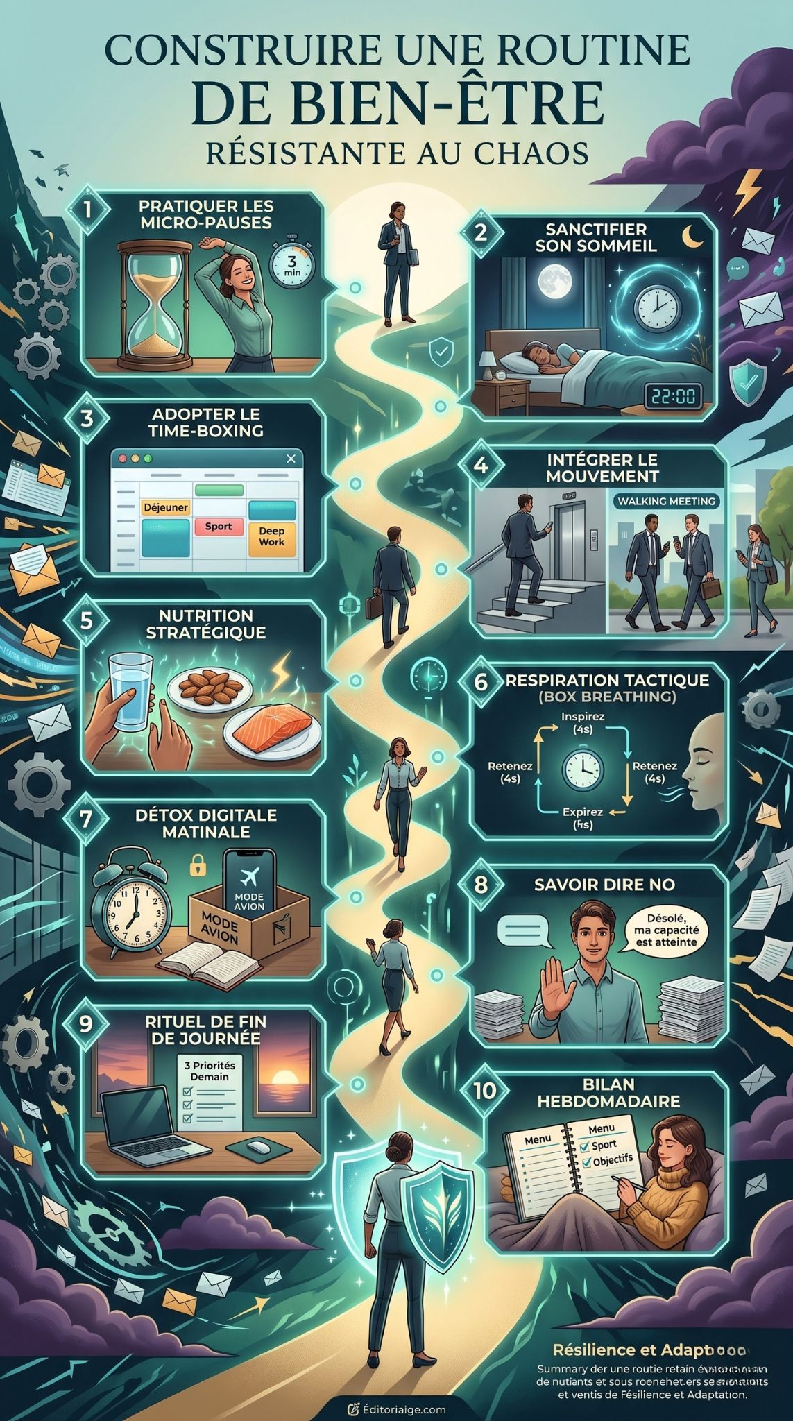 routine de bien-être personnel