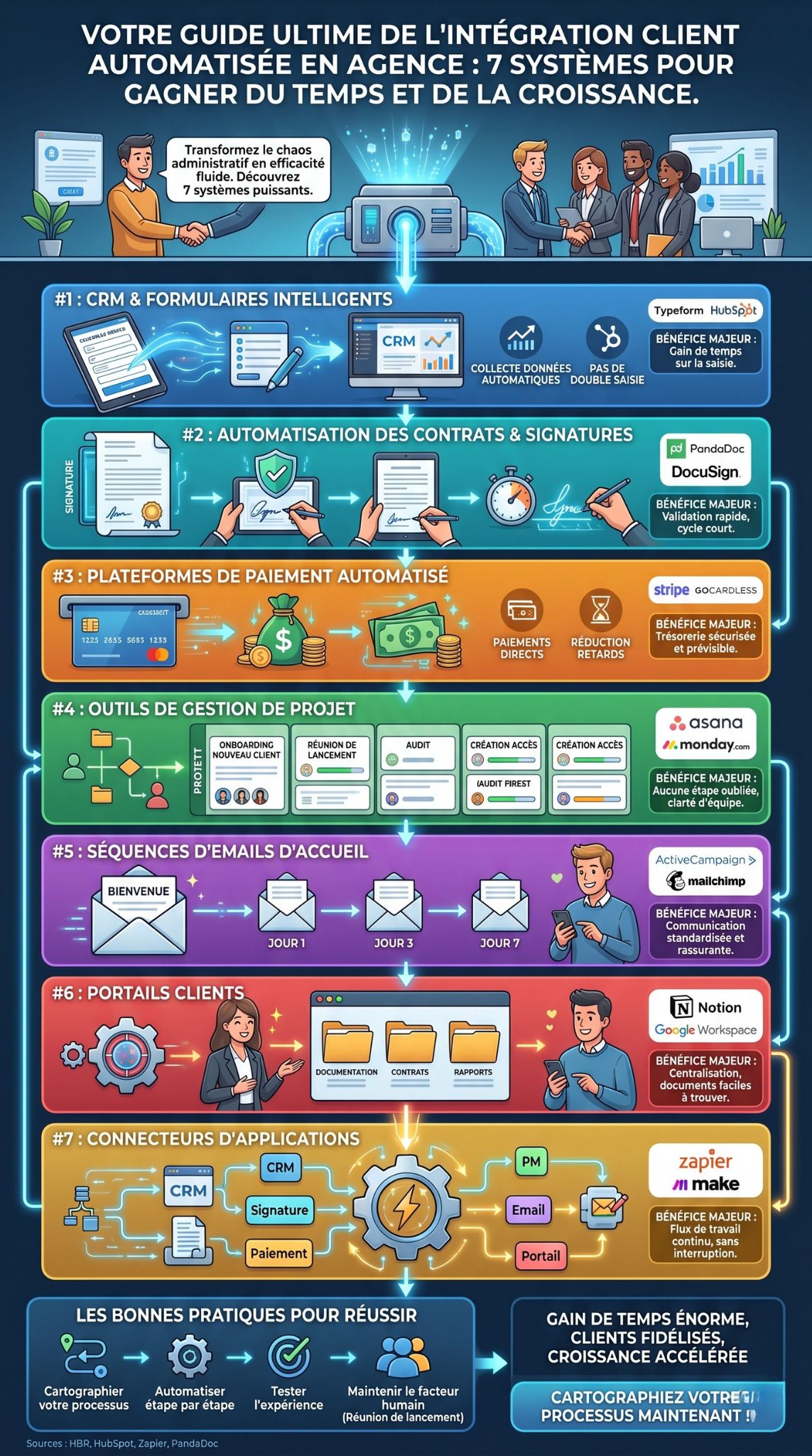 automatiser l'intégration des clients