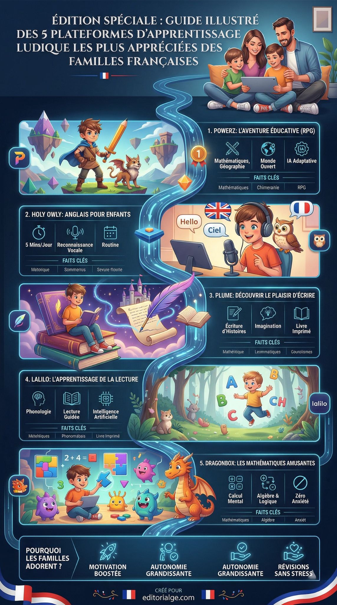 plateformes d'apprentissage ludique