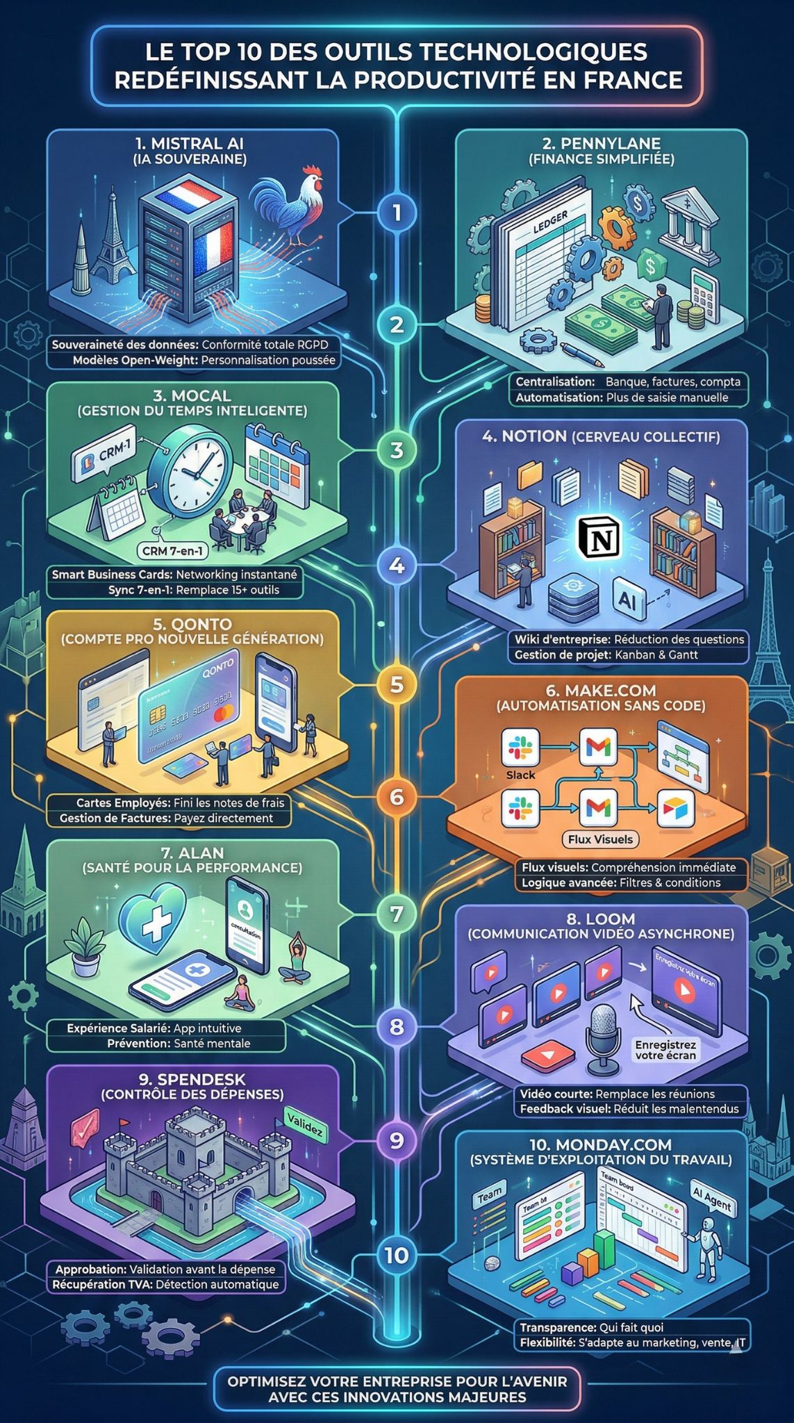 outils technologiques redéfinissant la productivité des entreprises